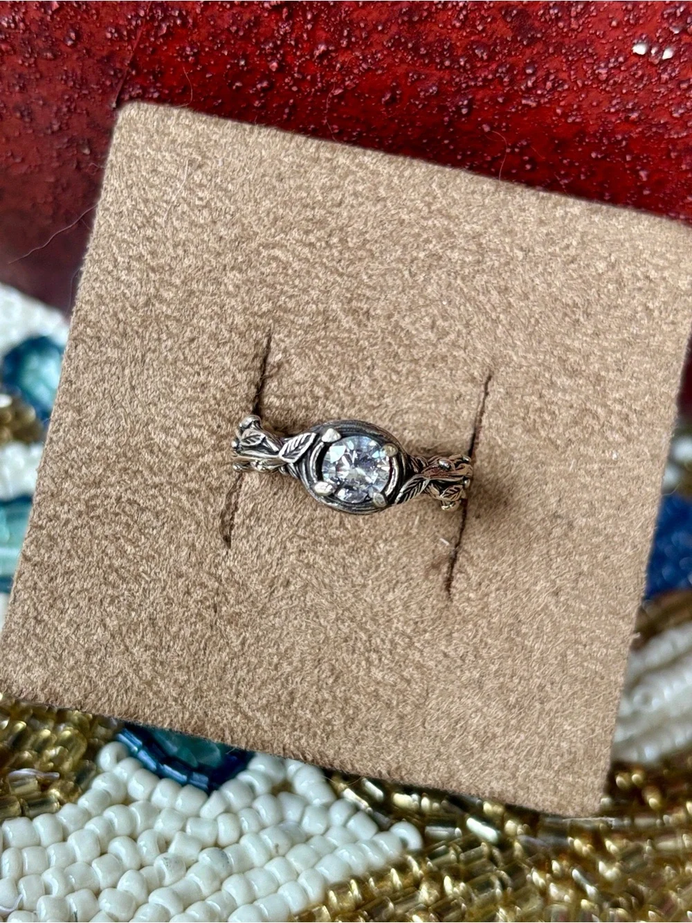 Silver Tree Branch Band Nature Woodland Boho Vine Hippie Engagement Ring Promise